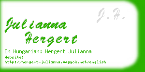 julianna hergert business card